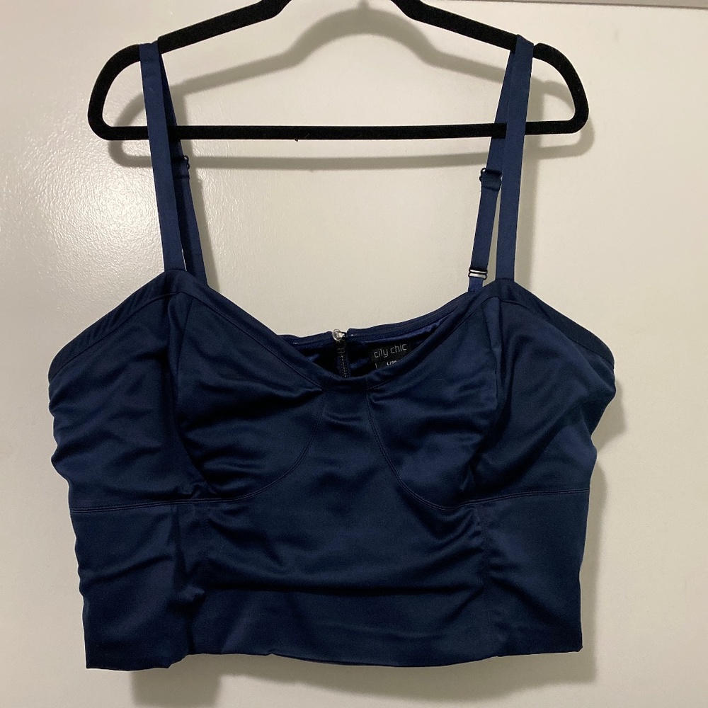 City Chic Crop Bustier